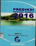 Prediksi pasang surut=Tide Prediction 2016: Zona C meliputi Pulau Sulawesi, NTT, Maluku, Papua