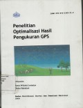 Penelitian optimalisasi hasil pengukuran GPS