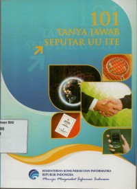 Image of 101 tanya jawab seputar UU ITE