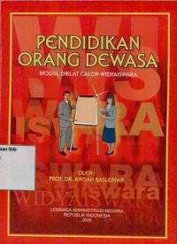 Image of Pendidikan orang dewasa: modul diklat calon Widyaiswara