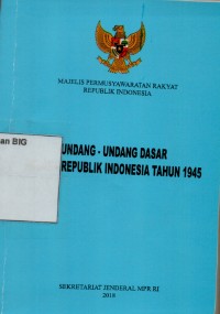 Undang-undang dasar negara Republik Indonesia