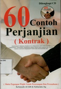 60 Contoh perjanjian (kontrak)