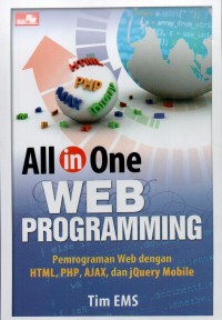 Image of All in oneWEB programming : pemrogramanWeb dengan HTML, PHP, AJAX, dan JQuery mobile