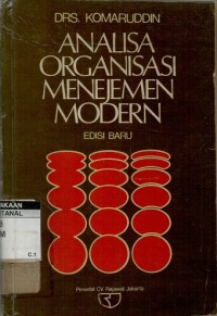 Analisa organisasi menejemen modern