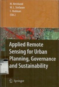 Image of Applied remote sensing for urban planning, governance and sustainability