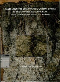 Assessment of soil organic carbon stocks in the Limpopo National Park: from legacy data to digital soil mapping