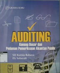 Auditing konsep dasar dan pedoman pemeriksaan akuntan publik