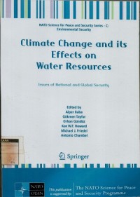 Climate change and its effects on water resources