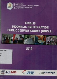 Finalis Indonesia United Nation Public Service Award 2014