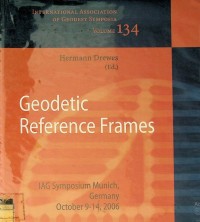 Geodetic reference frames: IAG Symposium Munich, Germany 9-14 October 2006