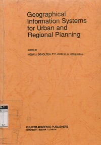 Geographhical information system for urban and regional planning