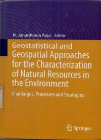 Geostatistical and geospatial approaches for the characterization of natural resources in the enviroment : challenges, processes and strategies