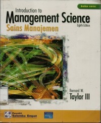 Introduction to management science=Sains manajemen (Buku Dua)