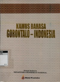 Kamus bahasa Gorontalo-Indonesia