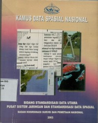 Image of Kamus data spatial nasional