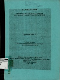 Laporan akhir pengembangan budidaya tambak di wilayah pesisir utara Jawa Tengah