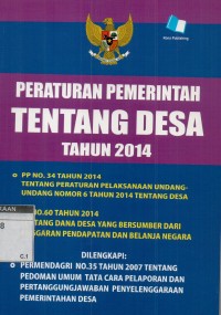 Peraturan pemerintah tentang desa tahun 2014