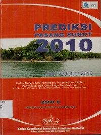 Prediksi pasang surut 2010=Tide prediction 2010 Zona A