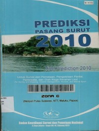 Prediksi pasang surut 2010=Tide prediction 2010 Zona C