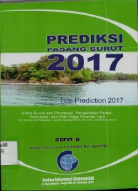 Prediksi pasang surut 2107=Tide prediction 2017 Zona B