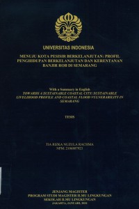 Menuju Kota Pesisir berkelanjutan: profil penghidupan berkelanjutan dan kerentanan banjir rob di Semarang