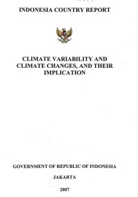 Indonesia country report: climate variability and climate change and their implications