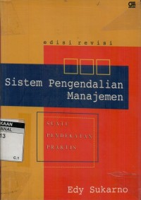 Sistem pengendalian manajemen suatu pendekatan praktis