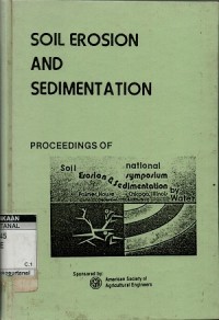 Proceedings of the national symposium on soil erosion and sedimentation by water