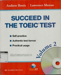 Succeed in the toeic test self-practice, outhentic test format, practical usage