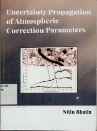 Uncertainty propagation of atmospheric correction parameters