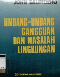 Undang-undang gangguan dan masalah lingkungan