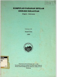 Kumpulan padanan istilah geologi kelautan (Inggris-Indonesia)