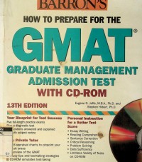 How to prepare for the GMAT graduate management admission test with CD-ROM