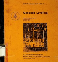 Geodetic leveling