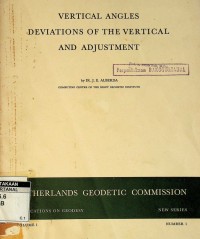 Vertical angles deviations of the vertical and adjusment