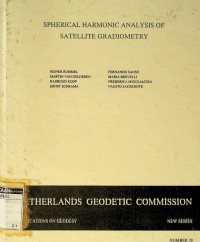 Spherical harmonic analysis of satellite gradiometry