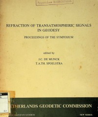 Refraction of transatmospheric signal in geodesy