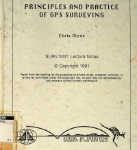 Principles and practice of gps surveying