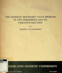 The geodetic boundary value problem in two dimensions and its interative solution