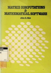 Matrix computations and mathematical software