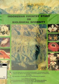 Indonesia Country study on biological diversity