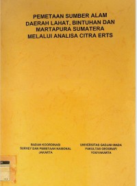 Pemetaan sumber alam daerah Riau daratan, Sumatera melalui analisa Citra ERTS