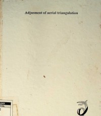 Adjusment of aerial triangulation