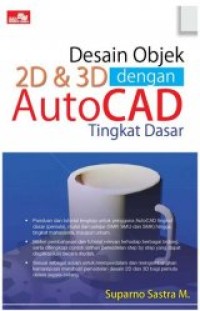 Image of Desain objek 2D & 3D dengan AutoCAD tingkat dasar