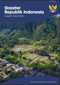 Image of Gazeter Republik Indonesia vol. 3 tahun 2023