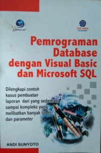 Image of Pemrograman database dengan visual basic dan microsoft SQL