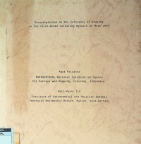 Investigations on the influence of gravity in the first-order levelling network of west-java