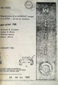 Registration of a landsat image to a DTM an error analysis