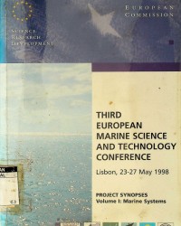 Third European Marine Science and Technology Conference, Lisbon, 23-27 May 1998 Project Synopses Volume II Strategic Marine Research