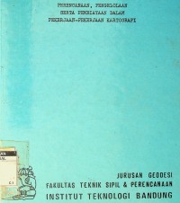 Perencanaan, pengelolaan serta pembiayaan dalam pekerjaan-pekerjaan kartografi